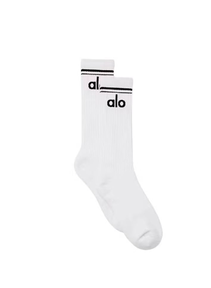 alo Dry Cushion Ankle Socks Moisture-Wicking, Breathable, and Durable Socks for Comfort and Performance White - Image 2